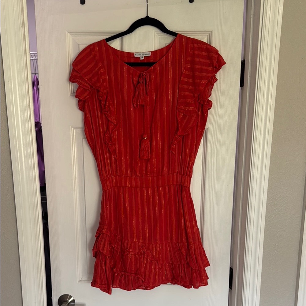 Karina Grimaldi drop waist dress